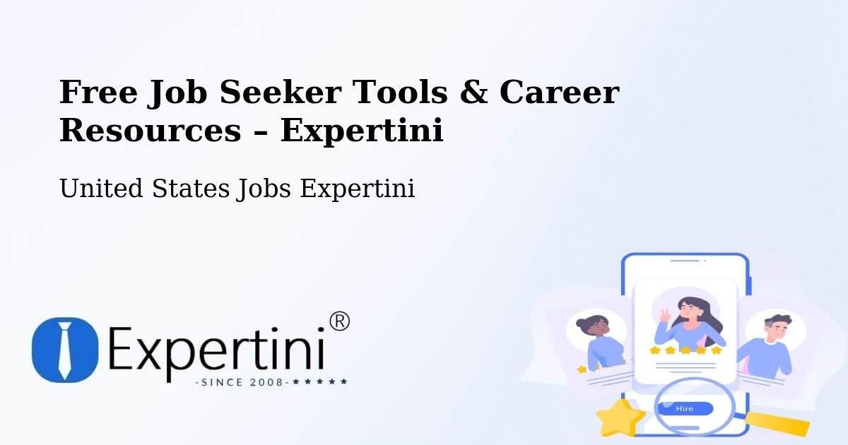 Free Job Seeker Tools & Career Resources – Springdale - Springdale, United States Jobs Expertini